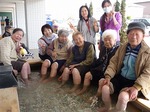南東北クリニックの足湯にて